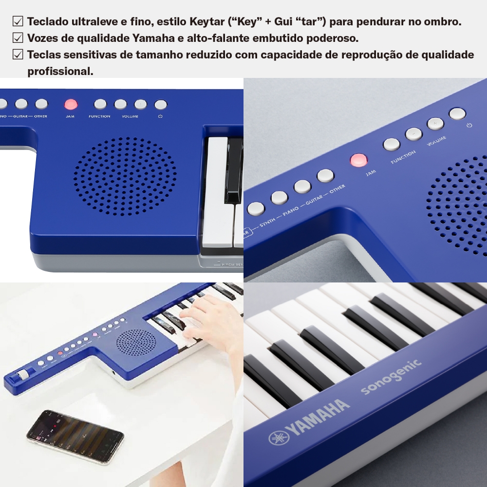 Teclado Yamaha SHS-300WH Keytar